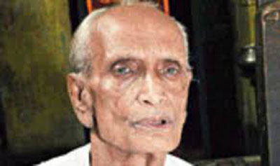 Freedom Fighter Sudhansu Jiban Ganguly Dead