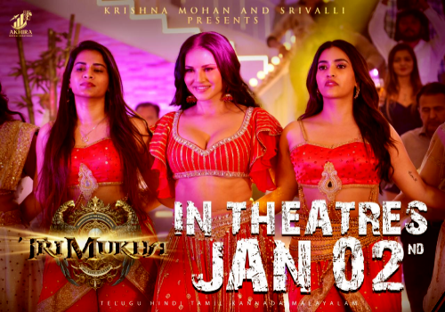 Sunny Leone sizzles in Gippa Gippa Song from Trimukha