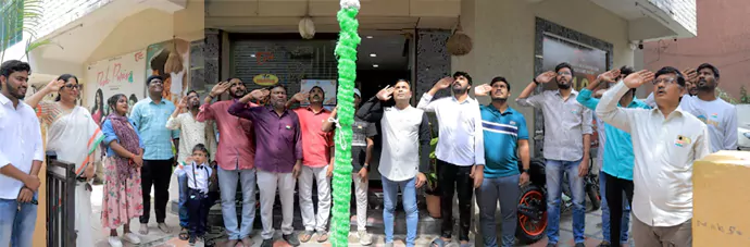independence day celebrations in teluguone office
