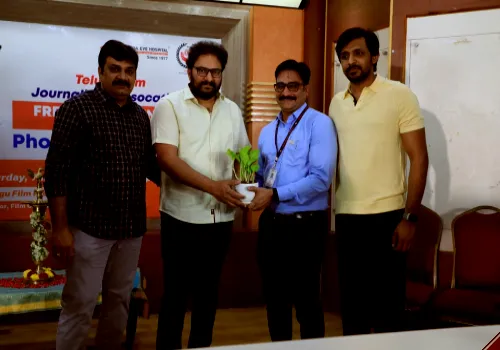 TFJA with Shankar Eye Hospital conducts successful eye-screening camp