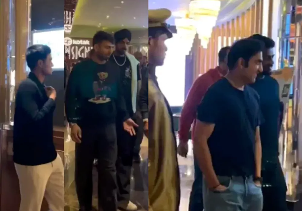 Team india watch dhurandhar movie in lucknow