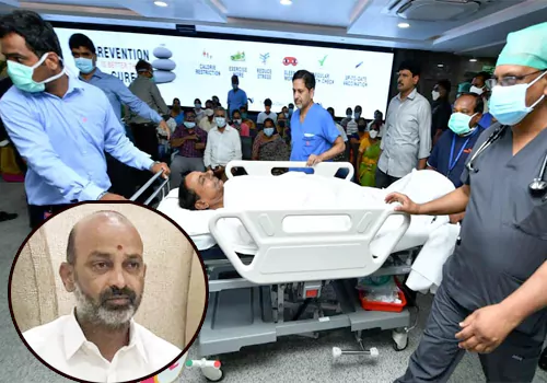 Telangana BJP Chief Bandi Sanjay Tweet on CM KCR Health