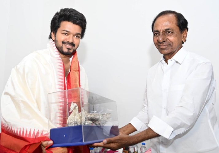 Thalapathy Vijay met with Telangana Cheif Minister KCR