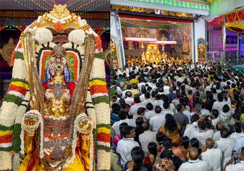 కన్నుల పండువగా తిరుమల శ్రీవారి గరుడ వాహన సేవ..!