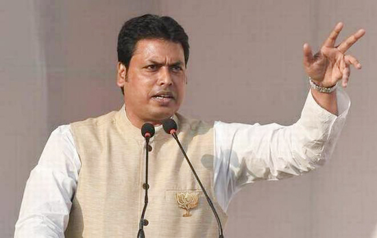 Tripura CM controversial statement