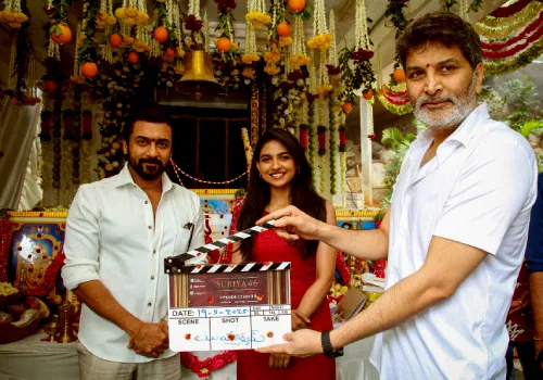 Suriya starts his Telugu film with Venky Atluri