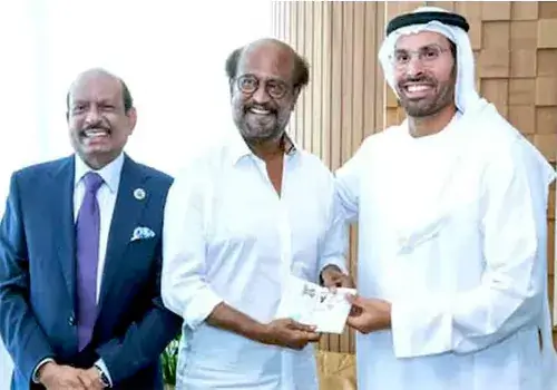 rajni honour in united arab emirates