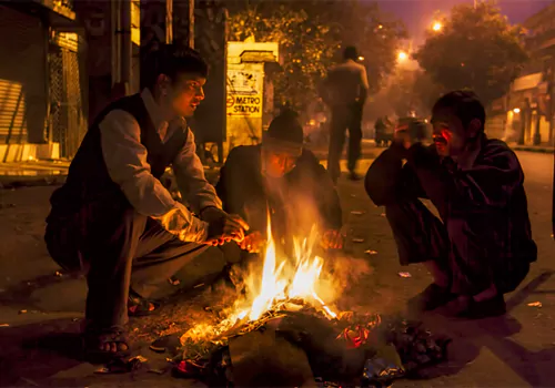 Cold wave sweeps Telangana