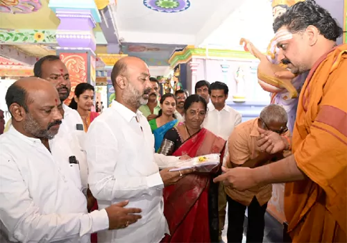 bandi sanjay puja in maha shakti temple