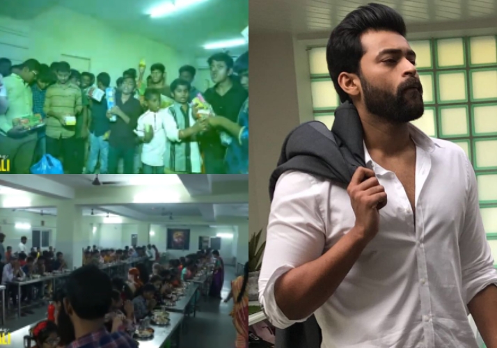 Varun Tej Heartwarming Gesture towards Blind Children on Diwali
