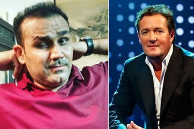 Virender Sehwag Piers Morgan