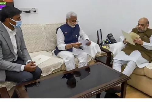 ycp mps vijaysai reddy mithun reddy meet amith sha