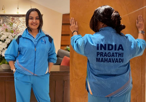 Actress Pragathi Won Gold Medal in Power Lifting