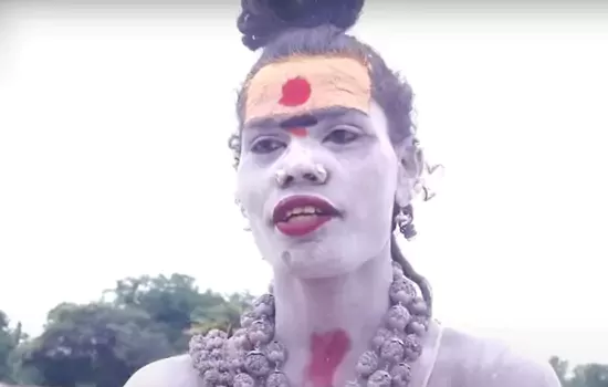 lady aghori a;ope with engineering student. mangalagiri