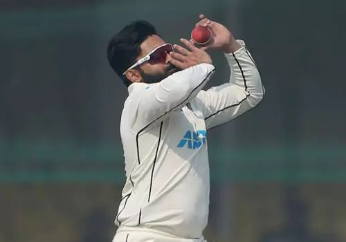 newzealand spinner ajaz patel Take 10 Wickets In india Innings  Cricket History