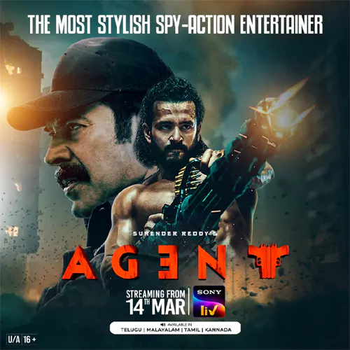 Akhil Akkineni's 'Agent' Premieres Digitally on Sony LIV from March 14!