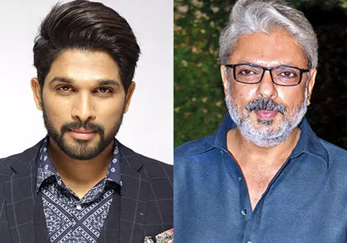 Allu Arjun Visits Sanjay Leela Bhansali