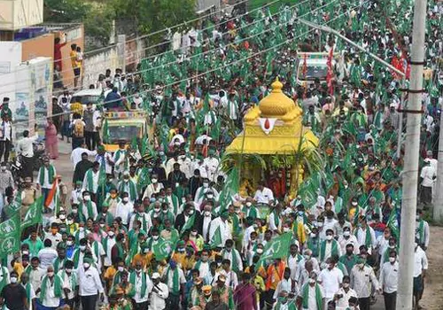 amaravathi maha padayatra complete 30 days