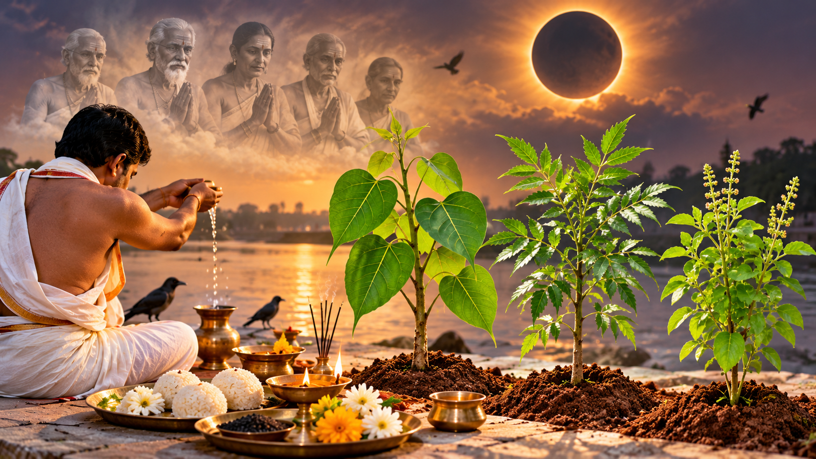 పితృ అమావాస్య రోజు ఈ మూడు మొక్కలు నాటితే పితృదోషం తగ్గుతుందట..!
