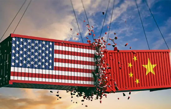 america trade war china responds similar way