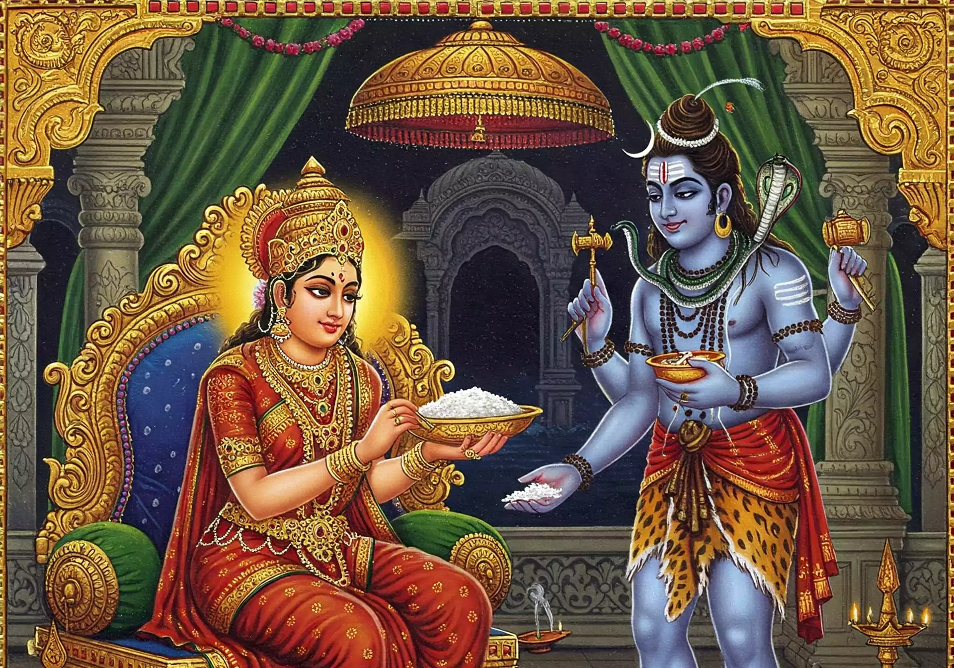 పార్వతి దేవి అన్నపూర్ణగా ఎలా మారింది...