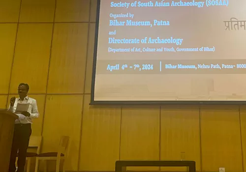 doctor sivanagireddy as president of archeology  south asia