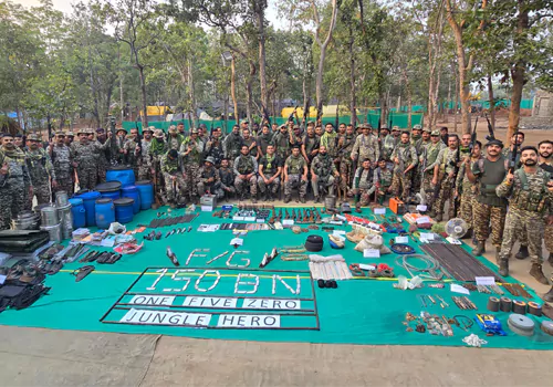 security forces destroy maoists