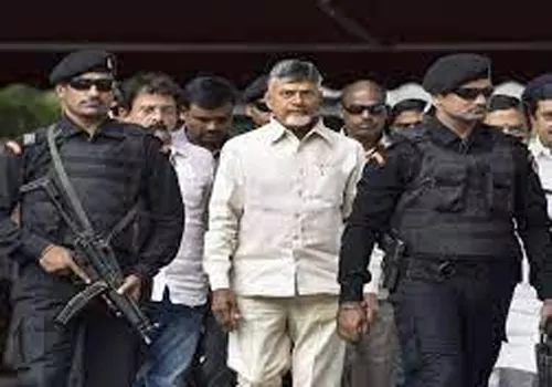 security enhanced to chandrababu