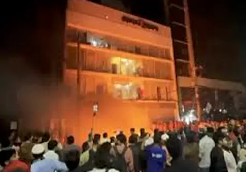 violance erupted in bangladesh