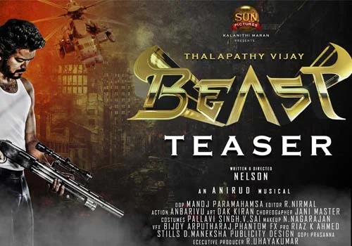 Confirmed: Vijay's Beast teaser to be released on..