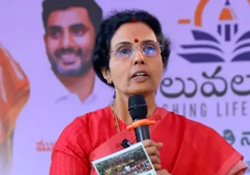 nara bhuvaneswari praises lokesh