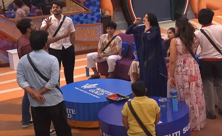 Bigg Boss Telugu 10 Day 10 Episode 11: రామ్ ప్రసాద్‌ను ఎత్తిపడేసిన రోహిత్.. టెంపర్ వంశీ ఫైర్!