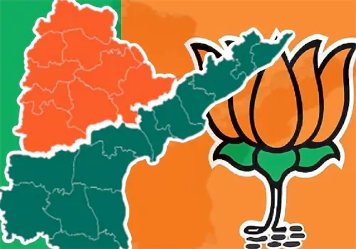 bjp three-pronged strategy in telugu states