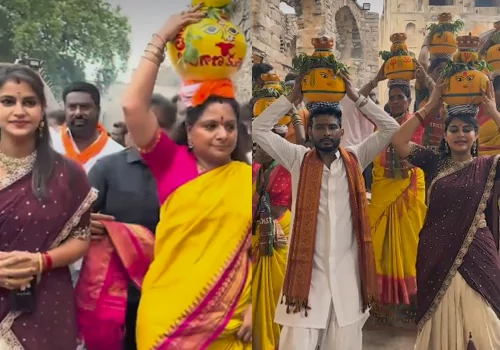 sonia akula golconda bonalu celebrations