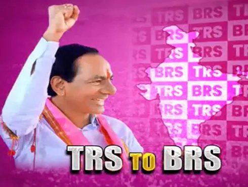 kcr and brs into national politics
