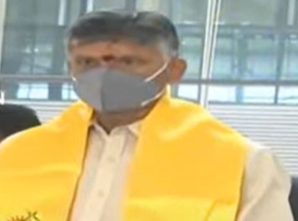 Chandrababu in Deeksha at TDP office