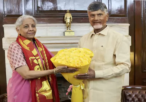 Chandrababu met Nirmala Sita Raman