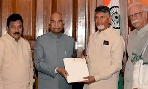 Chandrababu team complaints to President Ramnath kovindh on AP situations