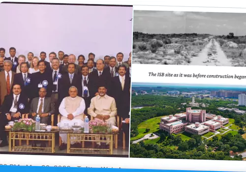 isb hyderabad campous an evidence for cbn visionary