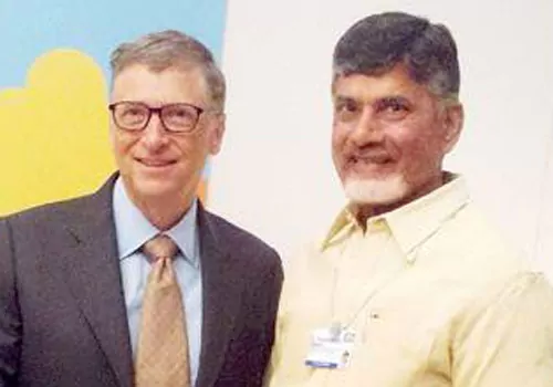 cbn to meet bill gates in delhi