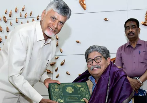  చంద్రబాబుతో గోదావరి రివర్ మేనేజ్మెంట్ బోర్డ్ చైర్మన్ దోర్జే గ్యాంబా భేటీ