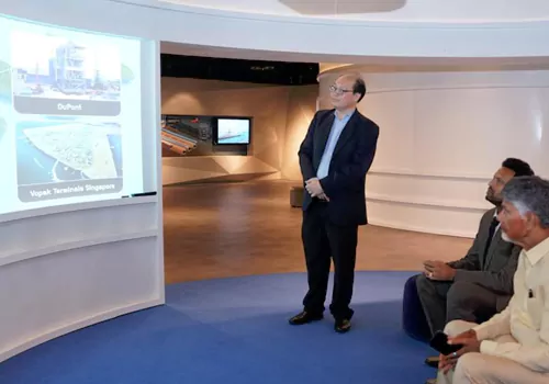 plant constructed in singapore burrying sea