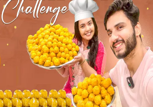 వైరల్ గా మారిన లడ్డు మేకింగ్ ఛాలెంజ్