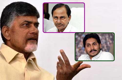 chandrababu fires on kcr and jagan over data leak