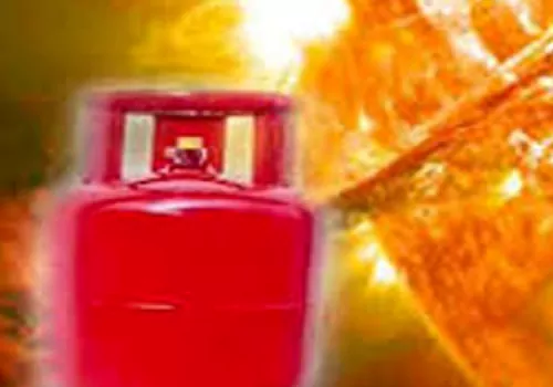 gas cyllender blast in krisent cafe