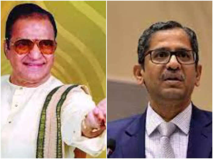 cji justice nv ramana intresting comments on ntr political success