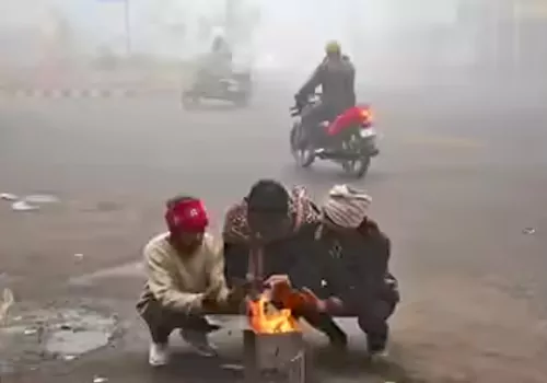 telanfana shewering with cold wave