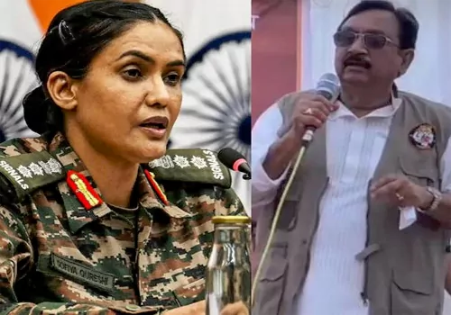 bjp minister Inappropriate comments on colnal sophia kureshi