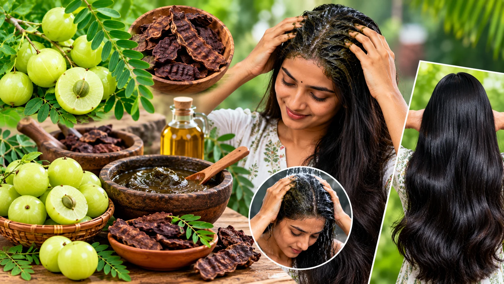 ఉసిరి, సీకాకాయ్‌లతో చెక్ పెట్టండి: ఒత్తైన నల్లని కేశాల కోసం ఆయుర్వేద నిపుణుల సలహాలు!