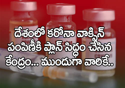 corona vaccine distribution plan in india